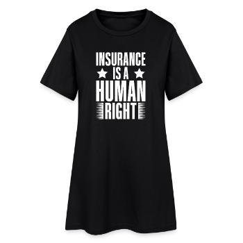 Costume d’agent d’assurance Droits de l’homme Medicare - Robe T-shirt Femme - noir - Devant