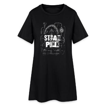 Arc d’engrenages Steampunk - Robe T-shirt Femme - noir - Devant