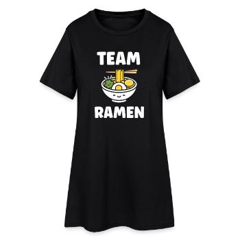 Team Ramen Bowls Kawaii - Robe T-shirt Femme - noir - Devant