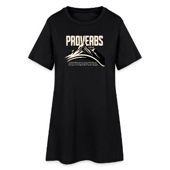 Proverbs 3 5 6 Trust Mr. Berg Faith - Women’s T-Shirt Dress - black - Front