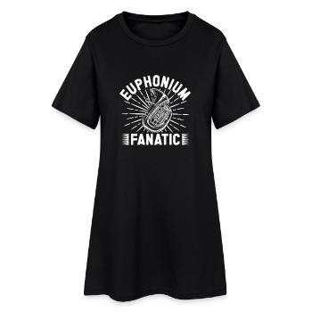 Bariton Player Fanatic Euphonium - Frauen T-Shirt-Kleid - Schwarz - Vorne