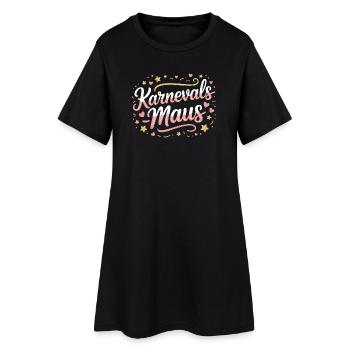 Souris de carnaval Souris de Cologne Souris de carnaval - Robe T-shirt Femme - noir - Devant