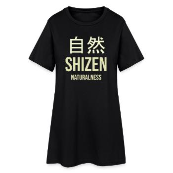 Nature Zen SHIZEN - Women’s T-Shirt Dress - black - Front
