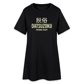 Datsuzoku Liberté Évasion - Robe T-shirt Femme - noir - Devant