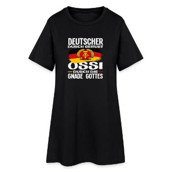 Grâce de Dieu Ossi disant l’orgueil de la RDA - Robe T-shirt Femme - noir - Devant