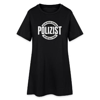 Policier légendaire - Robe T-shirt Femme - noir - Devant