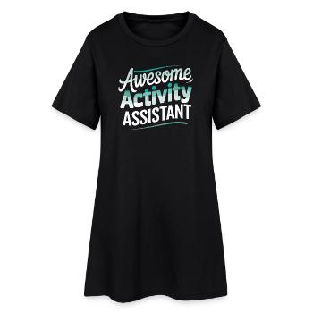 Un design d’assistant d’activité génial pour tous ceux qui - Robe T-shirt Femme - noir - Devant