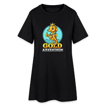 Performance de natation Seahorse Gold Badge - Robe T-shirt Femme - noir - Devant