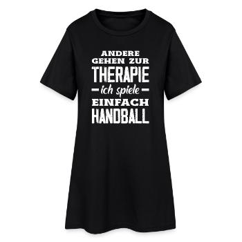 Handball Joueurs Handball Handball Cadeaux - Robe T-shirt Femme - noir - Devant