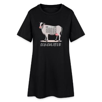 Math Math Teacher Saying Math Teacher Funny - Women’s T-Shirt Dress - black - Front