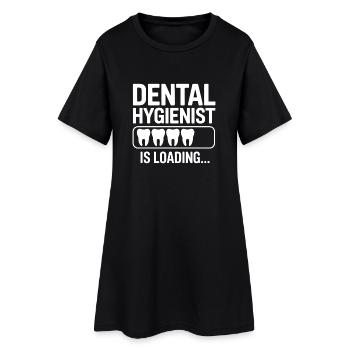 dentiste disant dent drôle dentiste cadeau - Robe T-shirt Femme - noir - Devant