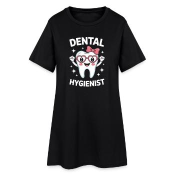 Dentist Saying Tooth Funny Dentist Gift - Women’s T-Shirt Dress - black - Front