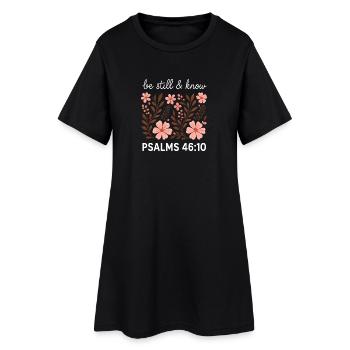 Service d’adoration des croyants catholiques chrétiens de Jésus - Robe T-shirt Femme - noir - Devant