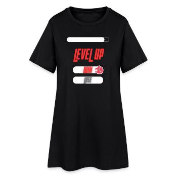 Level Up Win Lose Conception de jeux de sport - Robe T-shirt Femme - noir - Devant