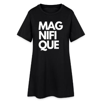 Magnifique - Robe T-shirt Femme - noir - Devant