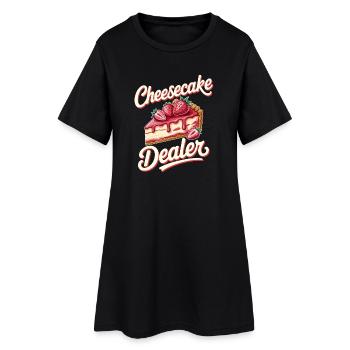 Gâteau - Robe T-shirt Femme - noir - Devant