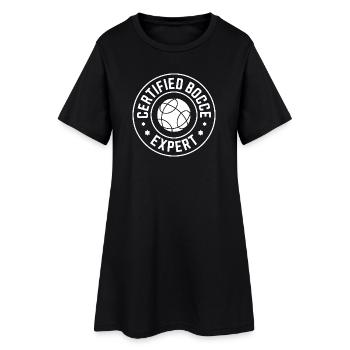 Pétanque Pétanque Joueur de pétanque Boulesport Cadeau - Robe T-shirt Femme - noir - Devant