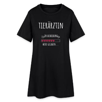 Tiermedizin Studium Beruf Ausbildung Tierärztin - Frauen T-Shirt-Kleid - Schwarz - Vorne