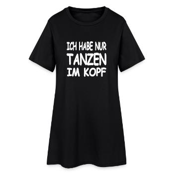 Danser - Robe T-shirt Femme - noir - Devant