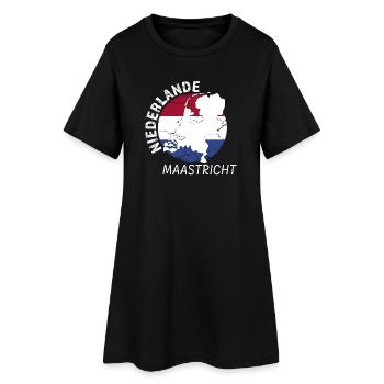 Maastricht - Women’s T-Shirt Dress - black - Front