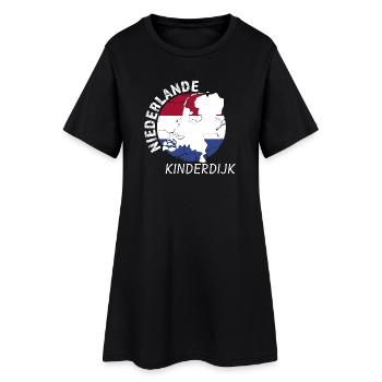 Kinderdijk - Women’s T-Shirt Dress - black - Front