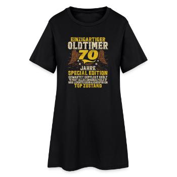 70 ans Unique Classique 70e anniversaire - Robe T-shirt Femme - noir - Devant