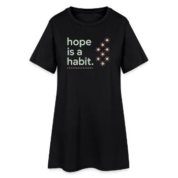 Mental health awareness, - Women’s T-Shirt Dress - black - Front