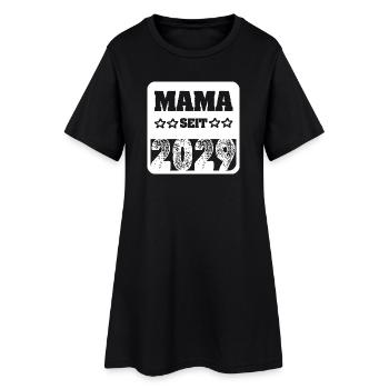 Maman 2029 - Robe T-shirt Femme - noir - Devant