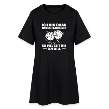 C’est mon tour Jeu de société Jeu de société - Robe T-shirt Femme - noir - Devant