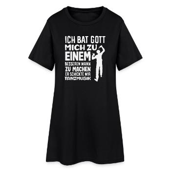 Danser - Robe T-shirt Femme - noir - Devant