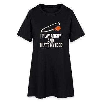 Funny golf humor, sarcastic dad, - Women’s T-Shirt Dress - black - Front