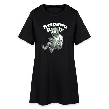 Respawn Baby Zombie Gaming - Frauen T-Shirt-Kleid - Schwarz - Vorne
