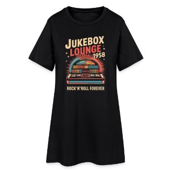 Vintage Music Advertising - Women’s T-Shirt Dress - black - Front