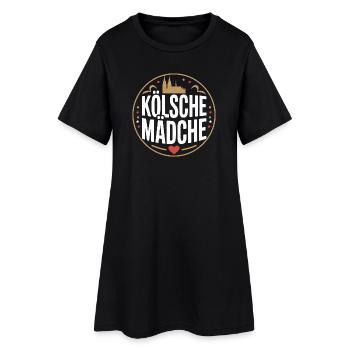 Cologne Filles Carnaval Cologne Filles - Robe T-shirt Femme - noir - Devant