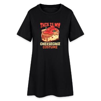 Gâteau - Robe T-shirt Femme - noir - Devant