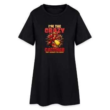 Softball - Robe T-shirt Femme - noir - Devant