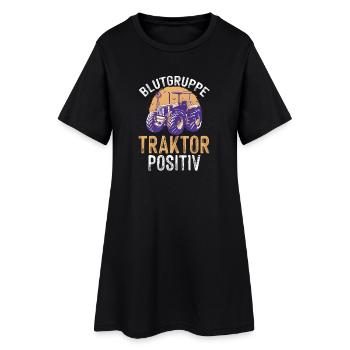 Farmer Farm Farmer Farmer Tractor - Women’s T-Shirt Dress - black - Front