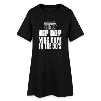 Le Rhythm Street Flow était légendaire dans les années 90 - Robe T-shirt Femme - noir - Devant