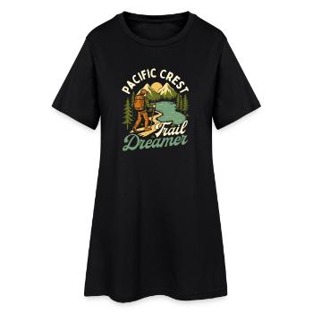 Pacific Crest Trail Dreamer Trekking en pleine nature - Robe T-shirt Femme - noir - Devant