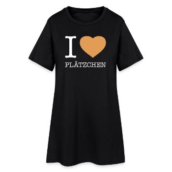 J’adore les cookies - Robe T-shirt Femme - noir - Devant