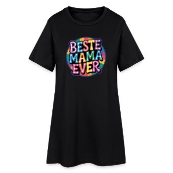 Best Mom Ever Rainbow - Women’s T-Shirt Dress - black - Front