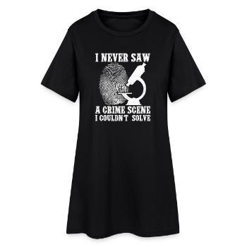 L’analyste médico-légal n’a jamais vu une escouade de scène de crime - Robe T-shirt Femme - noir - Devant