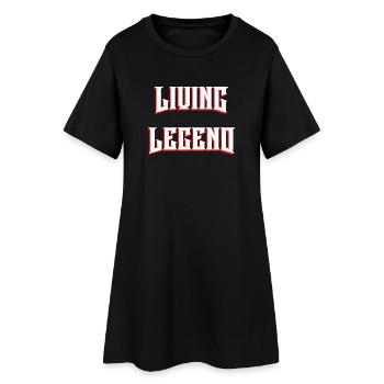 Légende vivante - Robe T-shirt Femme - noir - Devant