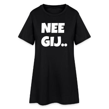 non tu - Robe T-shirt Femme - noir - Devant