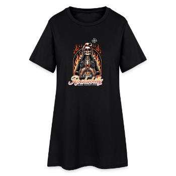 Rock and Roll Toujours et pour toujours Rockabilly 2025 - Robe T-shirt Femme - noir - Devant