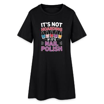 Vernis à ongles Dire Pédicure Drôle Maincure Cadeau - Robe T-shirt Femme - noir - Devant