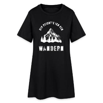 J’en ai assez, je vais faire de la randonnée Humour drôle sur les montagnes - Robe T-shirt Femme - noir - Devant