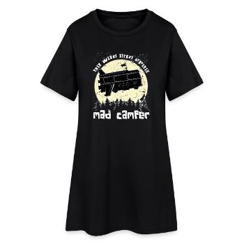 Camping - Robe T-shirt Femme - noir - Devant