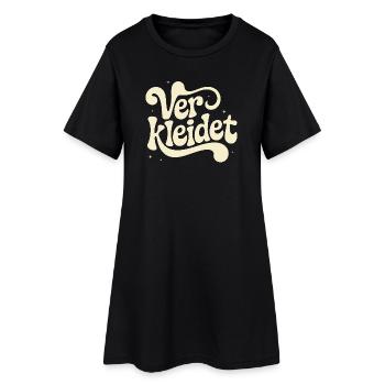 Déguisement déguisement carnaval carnaval - Robe T-shirt Femme - noir - Devant