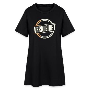 Déguisement déguisement carnaval carnaval - Robe T-shirt Femme - noir - Devant